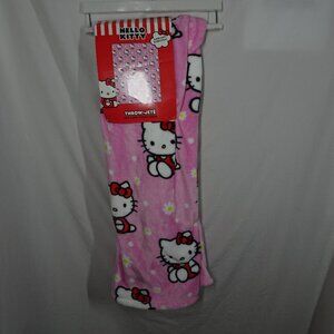 Hello Kitty Super Soft Throw Blanket 46in X 60in
